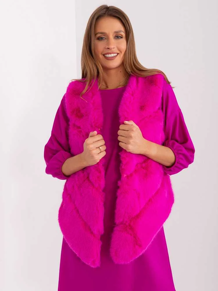 Wool Fashion Italia Liemenė-AT-KZ-2349.00P-fuksija