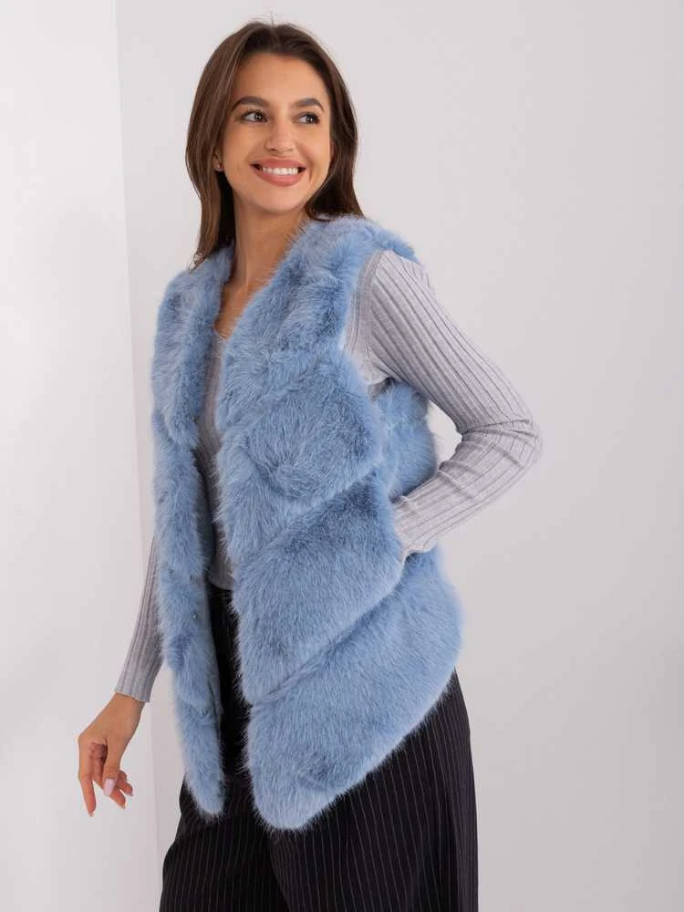 Wool Fashion Italia Liemenė-AT-KZ-2349.00P-mėlyna