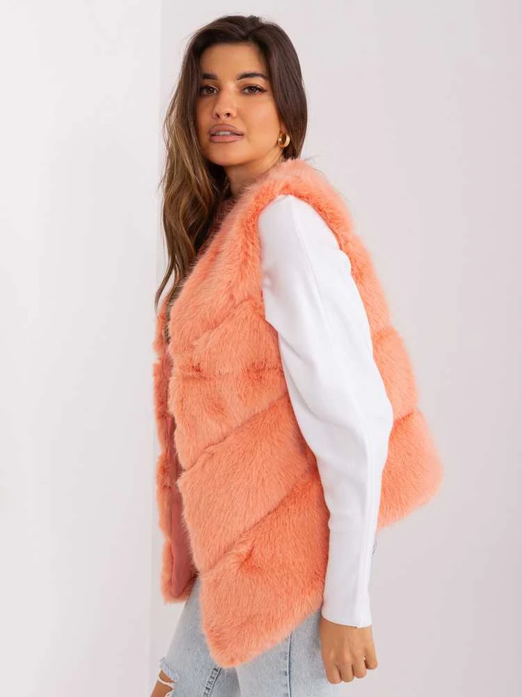 Wool Fashion Italia Liemenė-AT-KZ-2349.00P-persikas