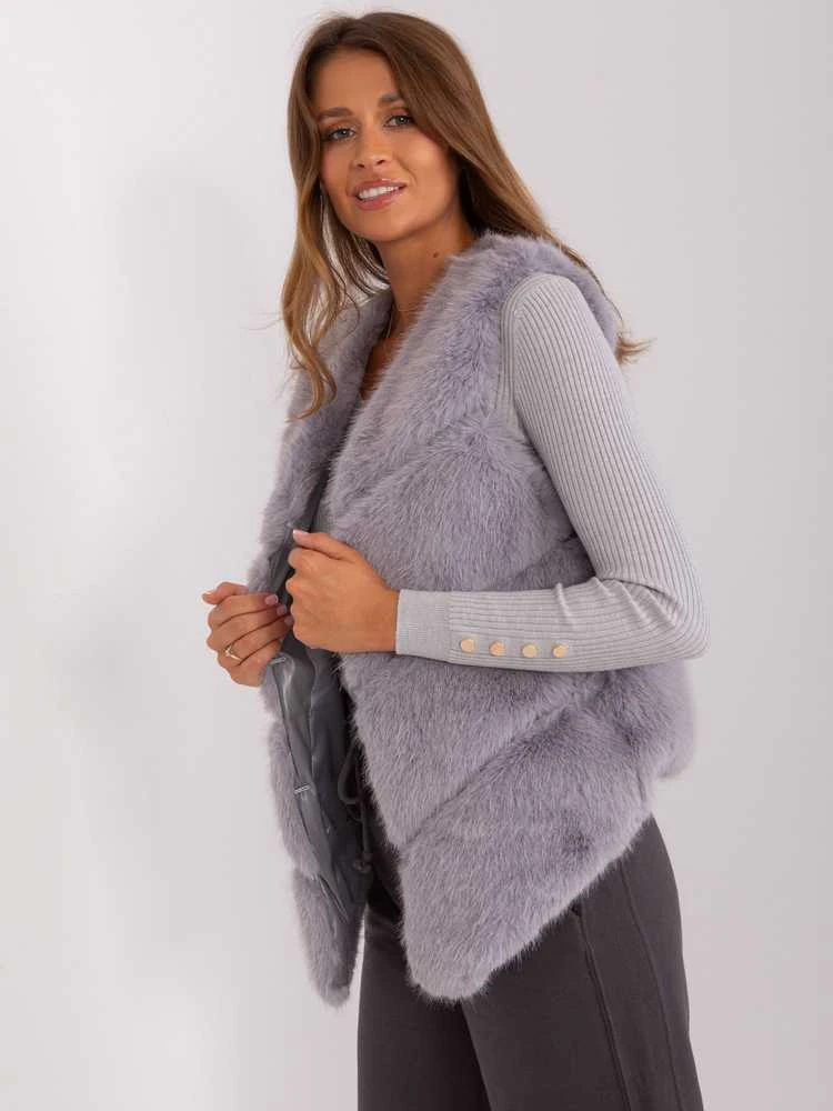 Wool Fashion Italia Liemenė-AT-KZ-2349.00P-pilka