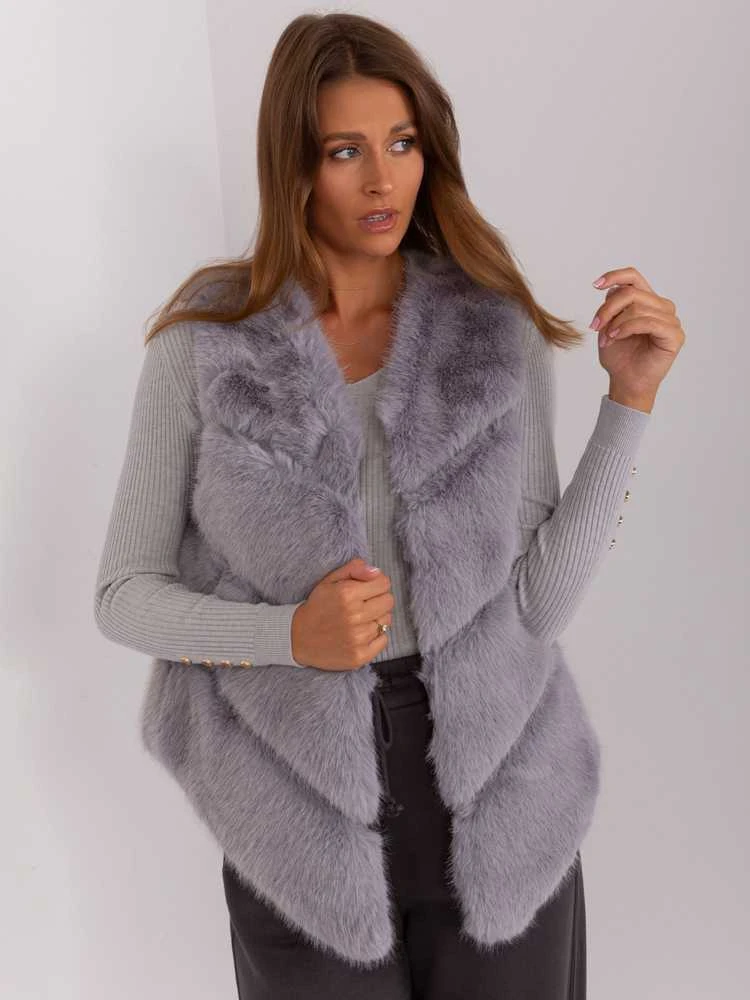 Wool Fashion Italia Liemenė-AT-KZ-2349.00P-pilka