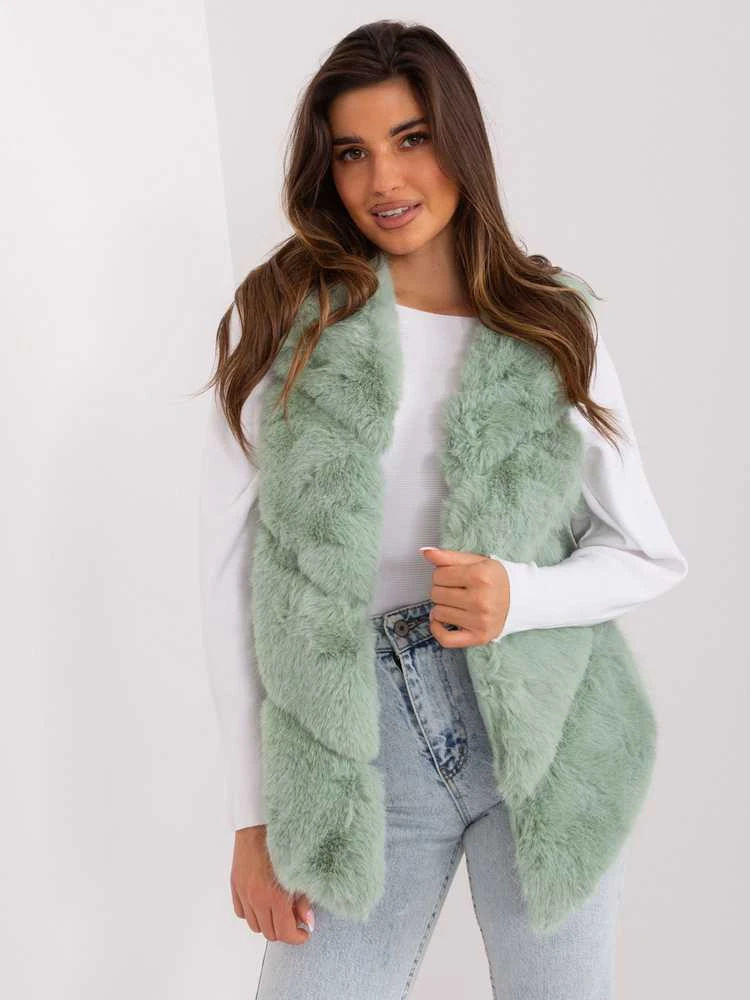 Wool Fashion Italia Liemenė-AT-KZ-2349.00P-pistacija