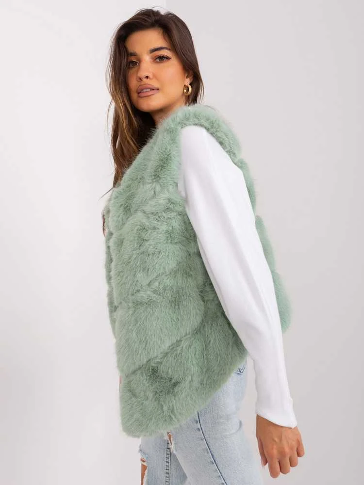 Wool Fashion Italia Liemenė-AT-KZ-2349.00P-pistacija