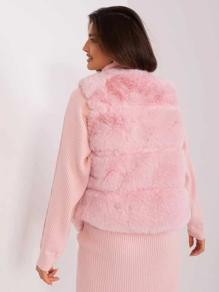 Wool Fashion Italia Liemenė-AT-KZ-2349.00P-šviesiai rožinė