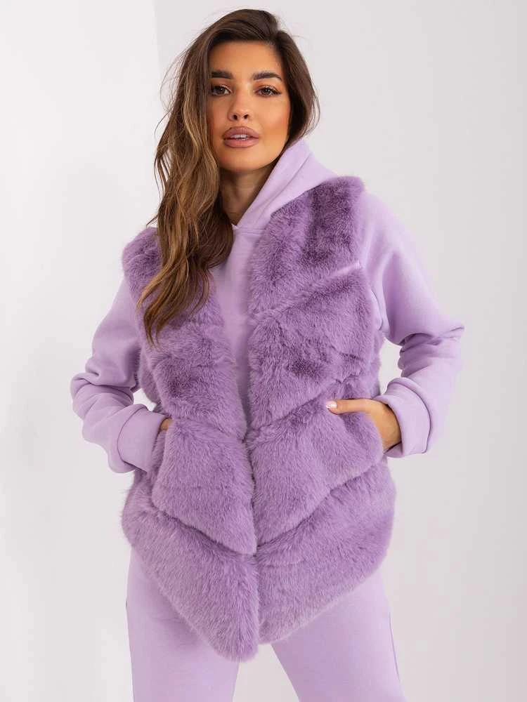 Wool Fashion Italia Liemenė-AT-KZ-2349.00P-šviesiai violetinė