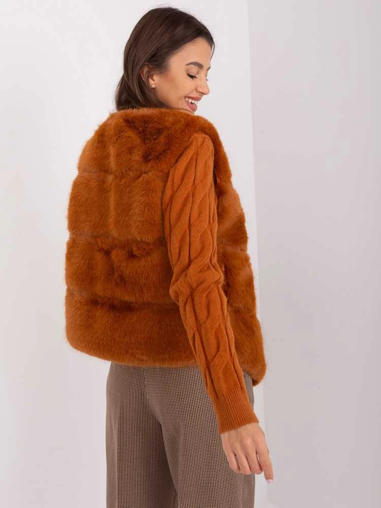 Wool Fashion Italia Liemenė-AT-KZ-2349.00P-šviesiai ruda
