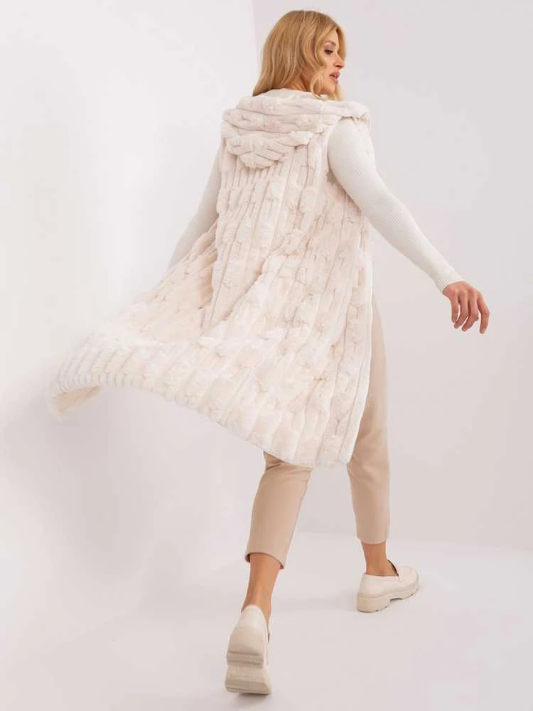 Wool Fashion Italia Liemenė-AT-KZ-2368-1,06-ekru