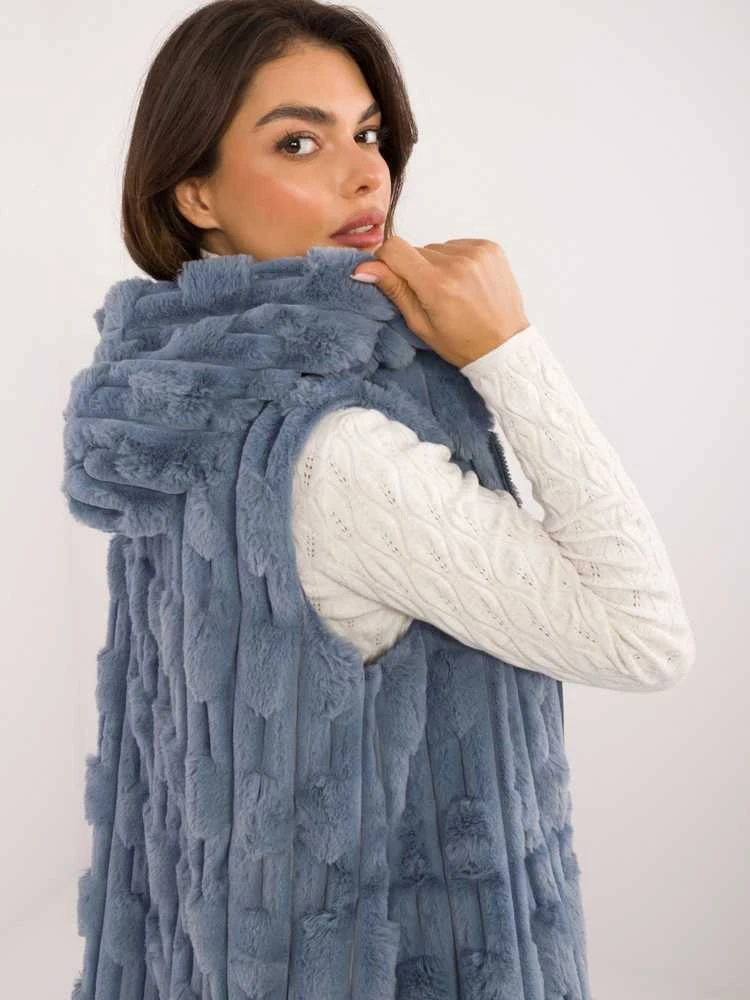 Wool Fashion Italia Liemenė-AT-KZ-2368-1.06-mėlyna