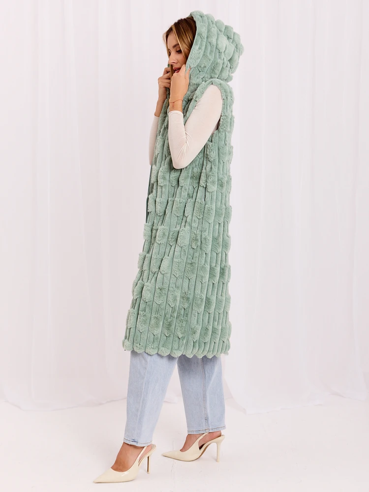 Wool Fashion Italia Liemenė-AT-KZ-2368-1.07-pistacija