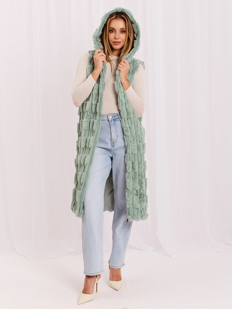 Wool Fashion Italia Liemenė-AT-KZ-2368-1.07-pistacija