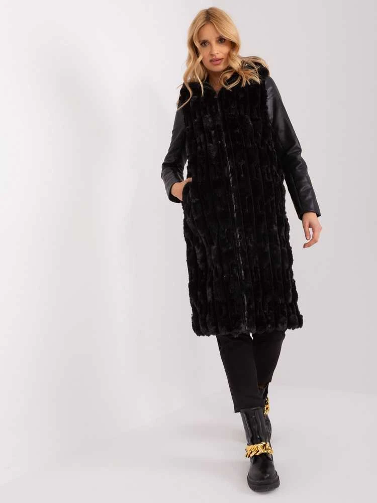 Wool Fashion Italia Liemenė-AT-KZ-2368-1,13-juoda