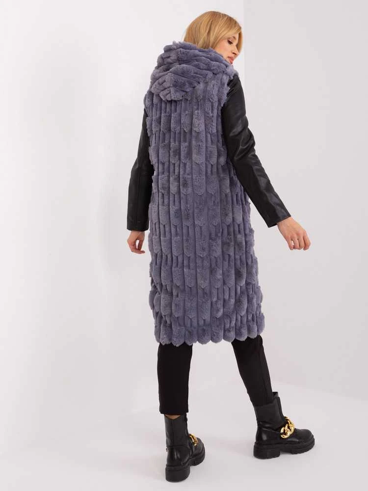 Wool Fashion Italia Liemenė-AT-KZ-2368-1,57-pilka