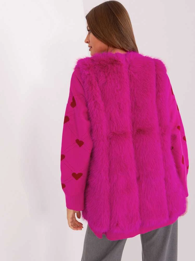 Wool Fashion Italia Liemenė-AT-KZ-2368.00P-fuksija
