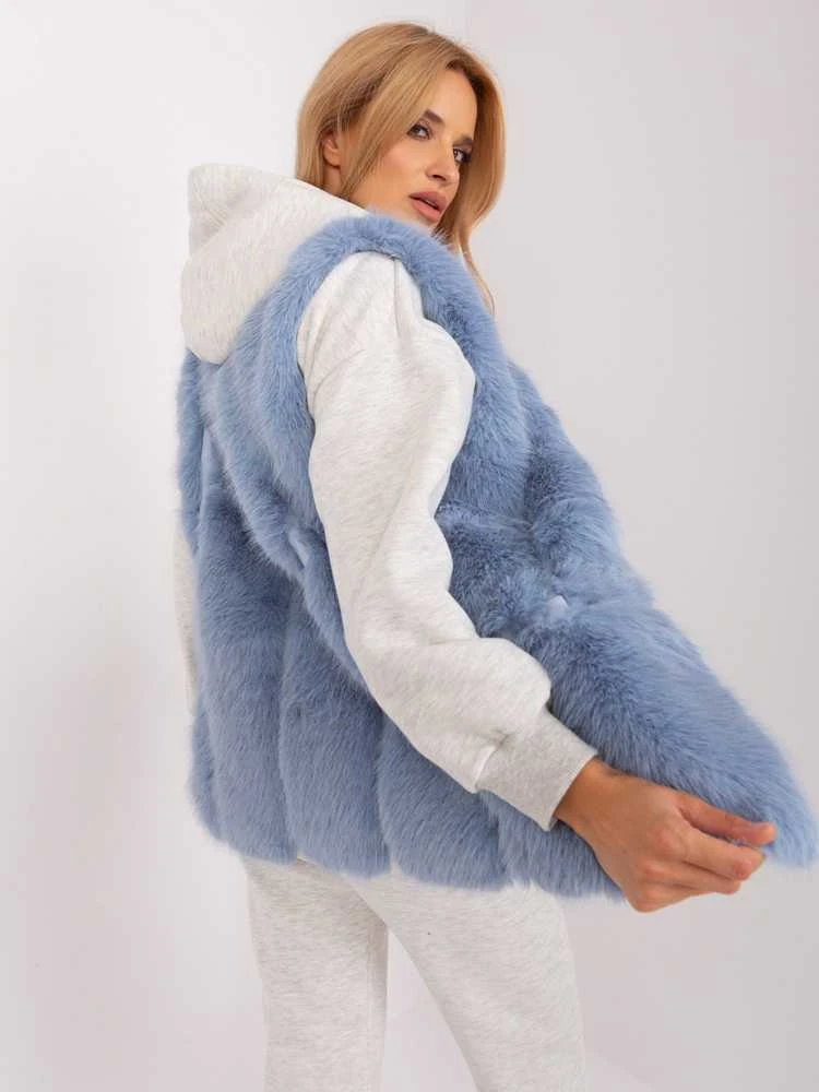 Wool Fashion Italia Liemenė-AT-KZ-2368.00P-mėlyna