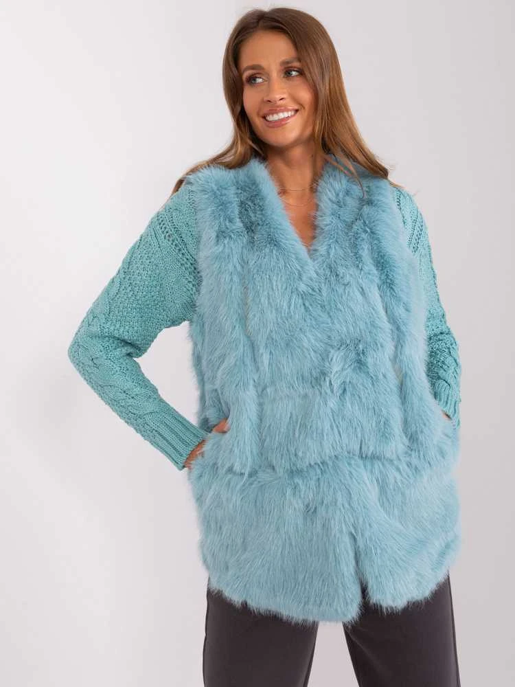 Wool Fashion Italia Liemenė-AT-KZ-2368.00P-mėtinė