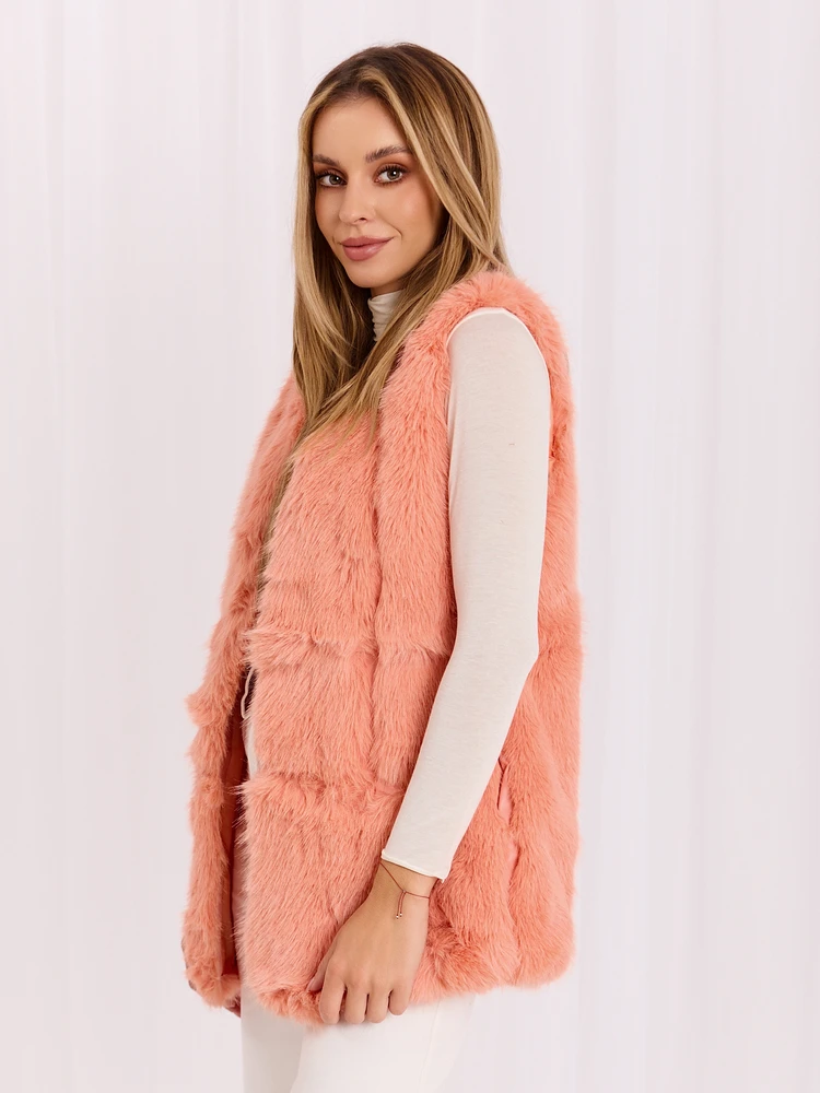 Wool Fashion Italia Liemenė-AT-KZ-2368.00P-persikas