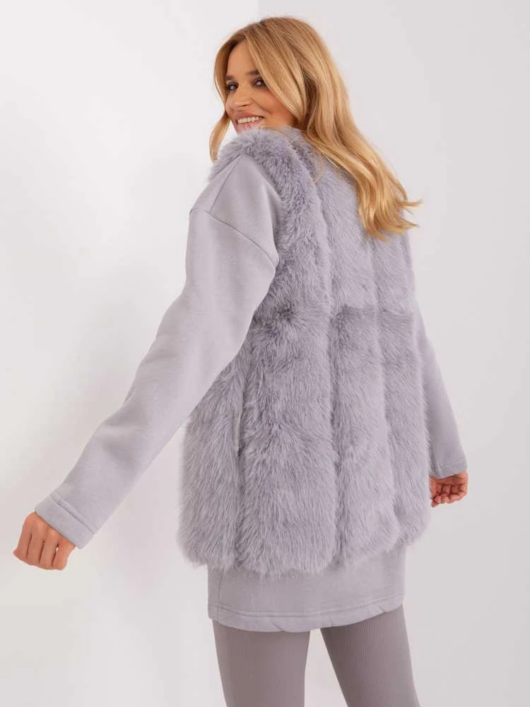 Wool Fashion Italia Liemenė-AT-KZ-2368.00P-pilka