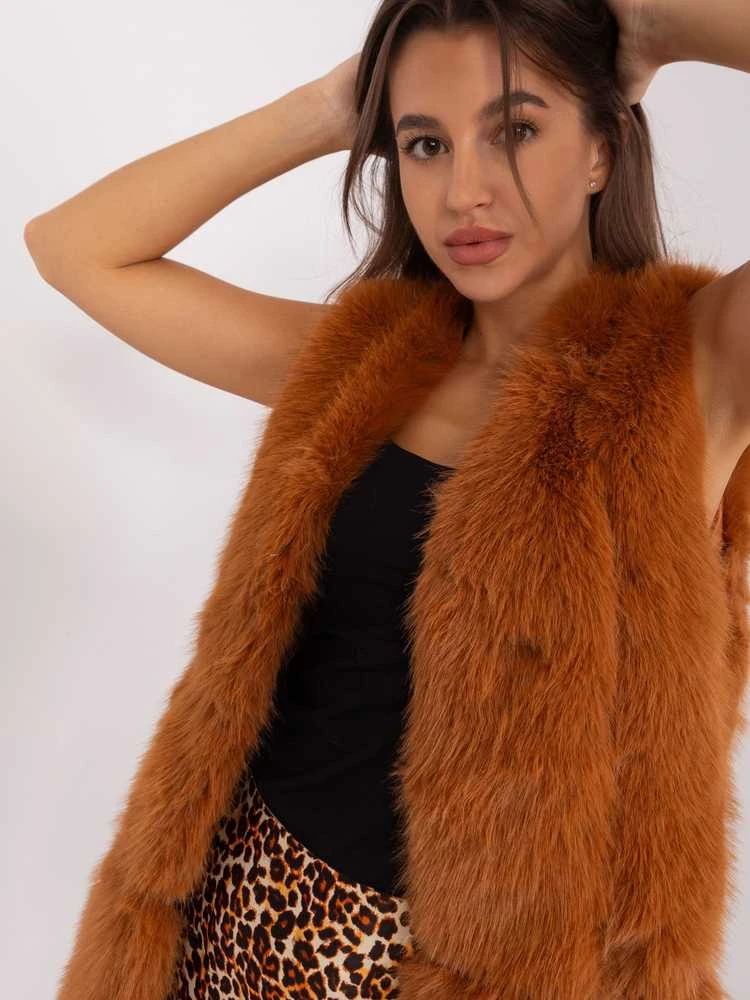 Wool Fashion Italia Liemenė-AT-KZ-2368.00P-šviesiai ruda