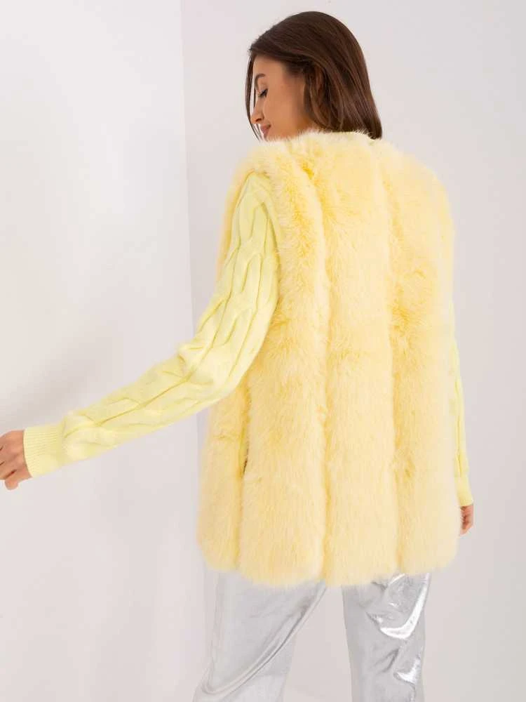 Wool Fashion Italia Liemenė-AT-KZ-2368.00P-šviesiai geltona