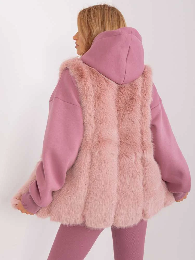 Wool Fashion Italia Liemenė-AT-KZ-2368.00P-šviesiai rožinė