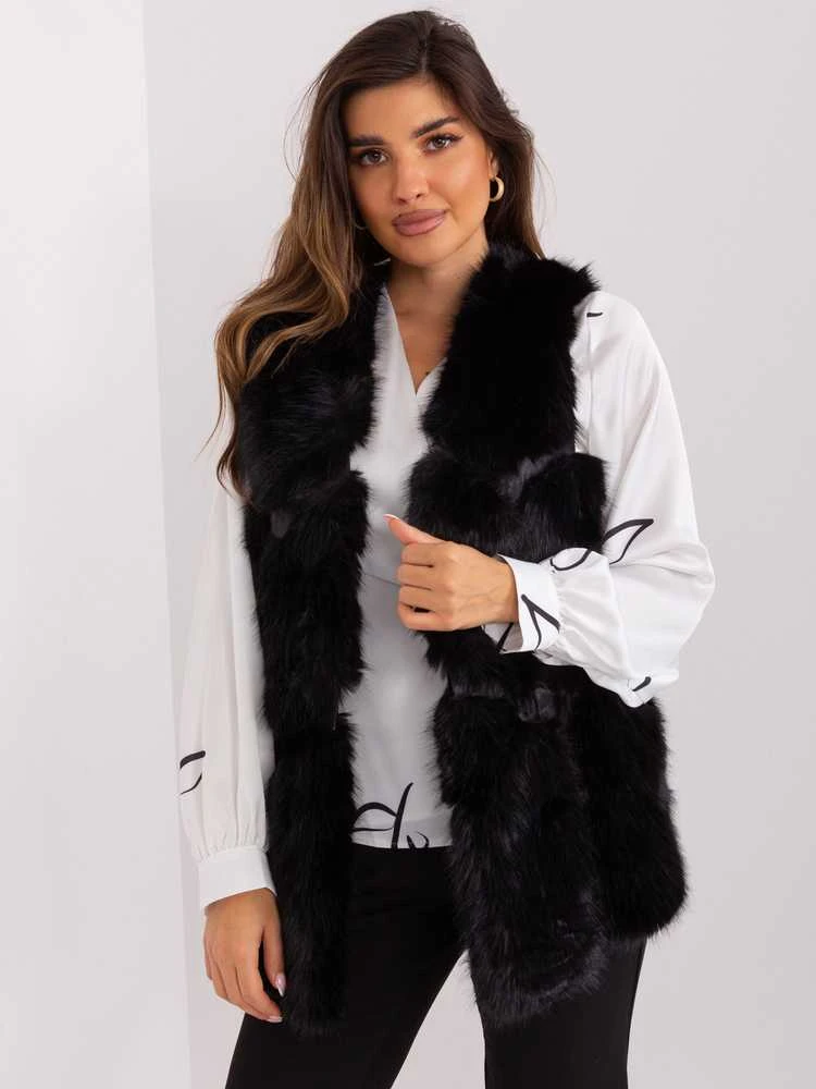Wool Fashion Italia Liemenė-AT-KZ-2375.00P-juoda