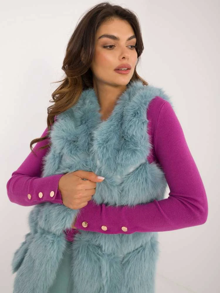Wool Fashion Italia Liemenė-AT-KZ-2375.00P-mėtinė