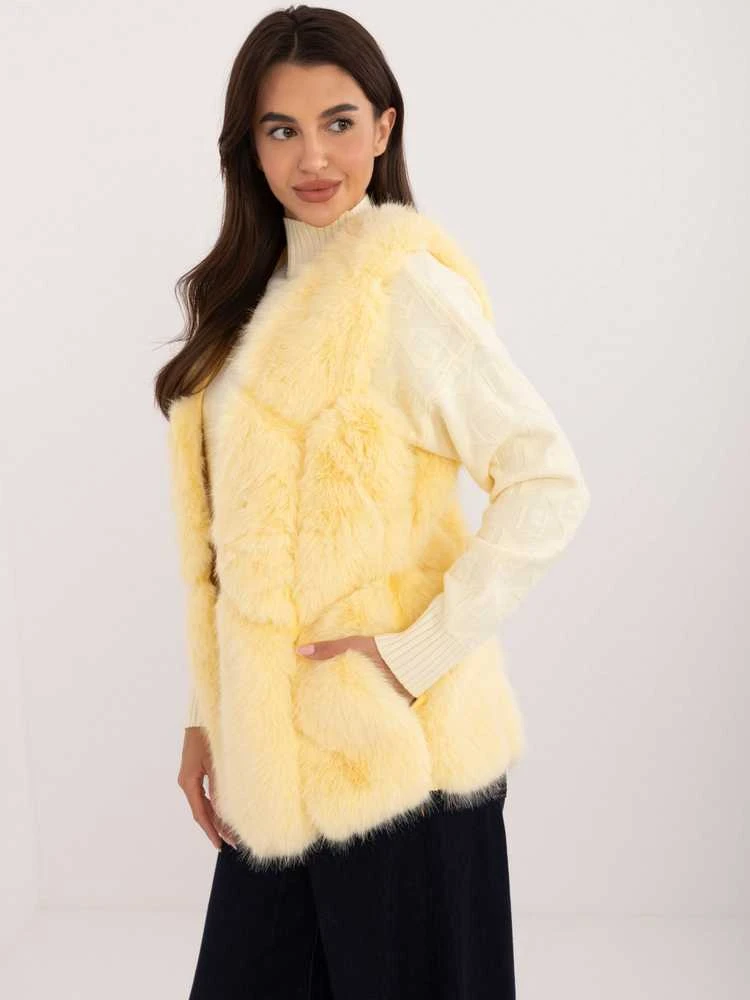 Wool Fashion Italia Liemenė-AT-KZ-2375.00P-šviesiai geltona
