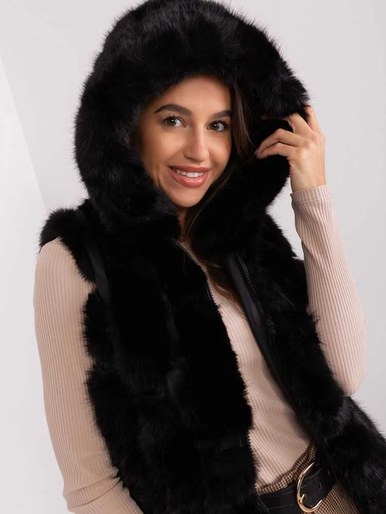 Wool Fashion Italia Liemenė-AT-KZ-2379.96P-juoda