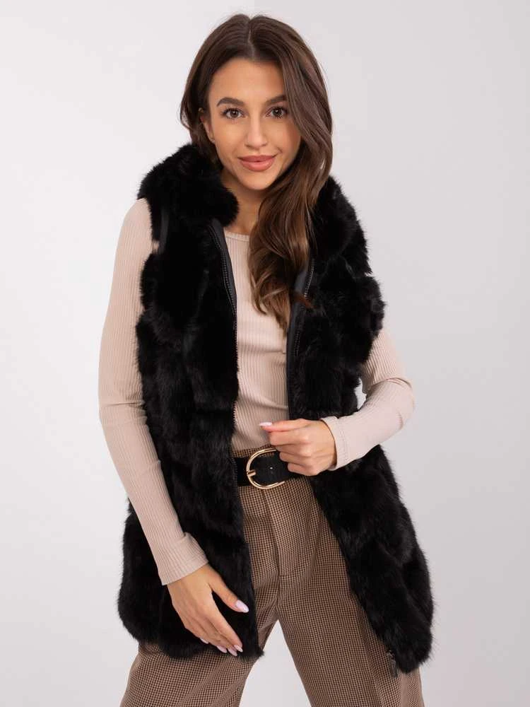 Wool Fashion Italia Liemenė-AT-KZ-2379.96P-juoda
