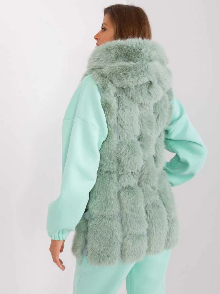 Wool Fashion Italia Liemenė-AT-KZ-2379.96P-pistacijos