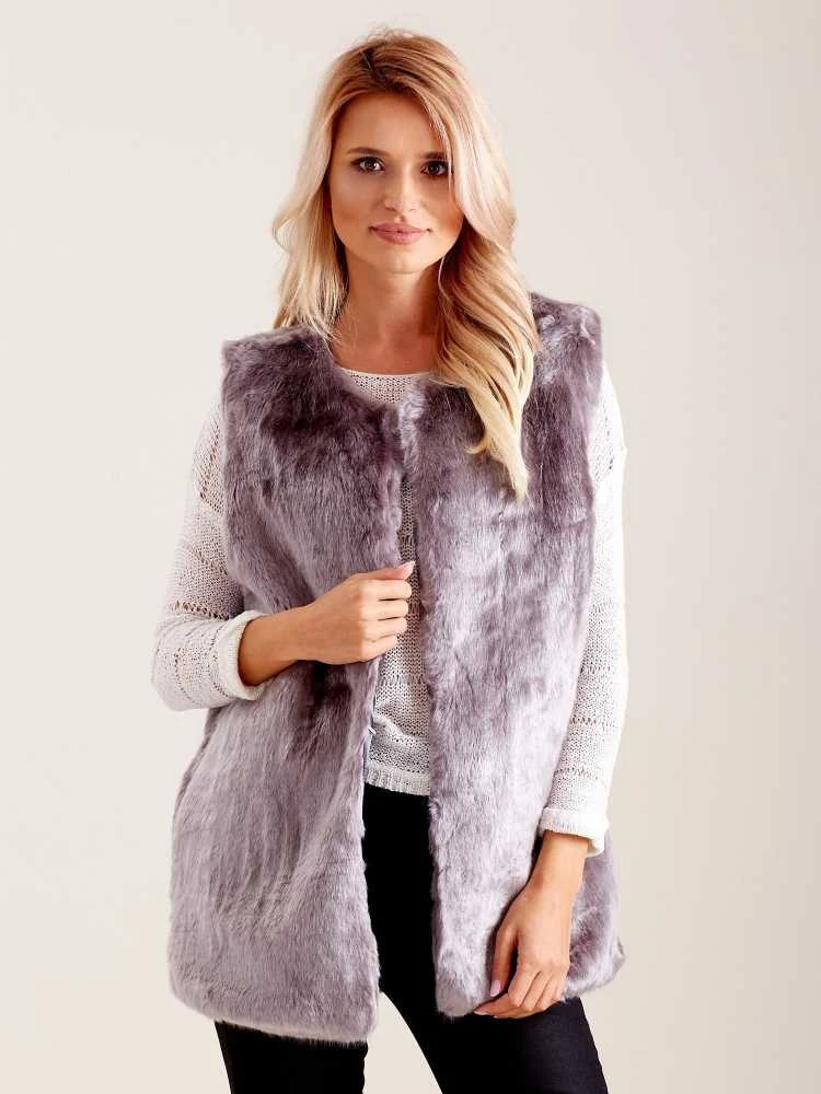 Wool Fashion Italia Liemenė-AT-KZ-4102-1.20P-pilka