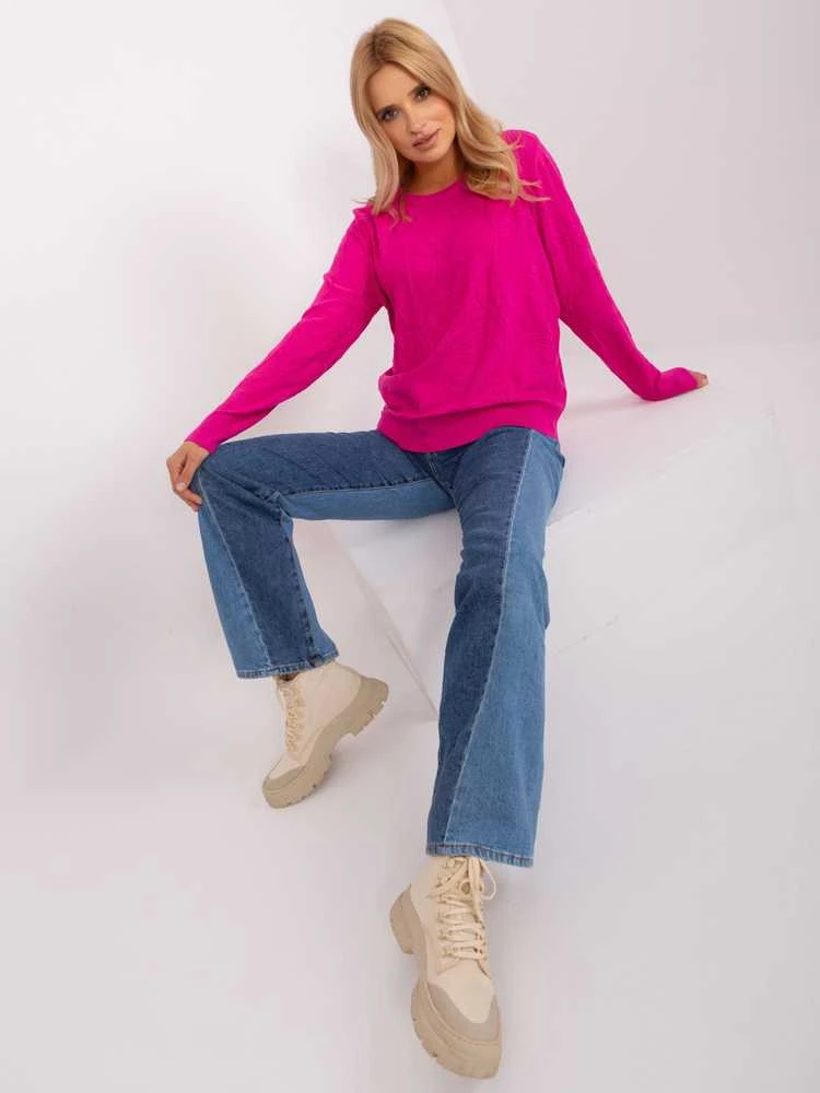 Wool Fashion Italia Megztinis-AT-SW-2231.99P-fuksija