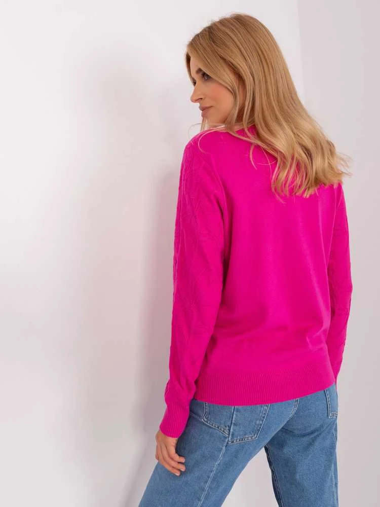 Wool Fashion Italia Megztinis-AT-SW-2231.99P-fuksija