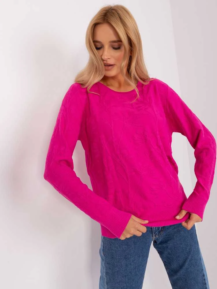 Wool Fashion Italia Megztinis-AT-SW-2231.99P-fuksija