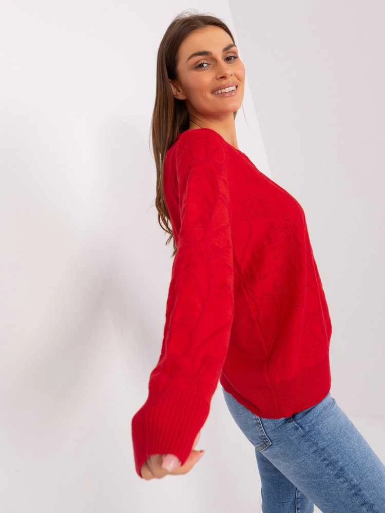 Wool Fashion Italia Megztinis-AT-SW-2231.99P-raudonas