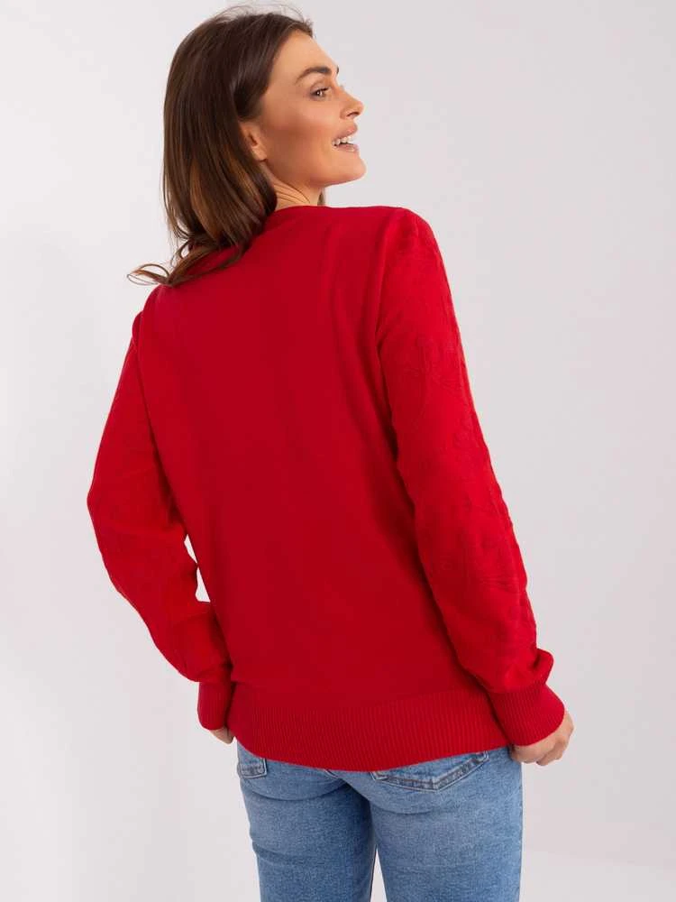Wool Fashion Italia Megztinis-AT-SW-2231.99P-raudonas