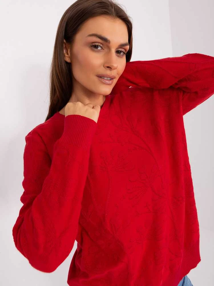 Wool Fashion Italia Megztinis-AT-SW-2231.99P-raudonas