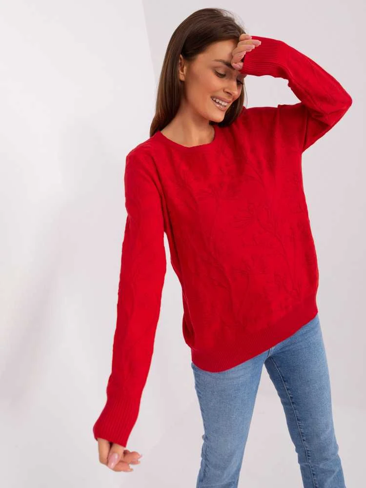 Wool Fashion Italia Megztinis-AT-SW-2231.99P-raudonas