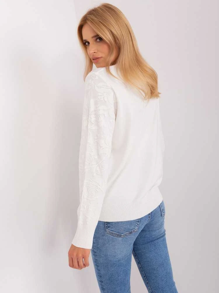 Wool Fashion Italia Megztinis-AT-SW-2231A.00P-ekru