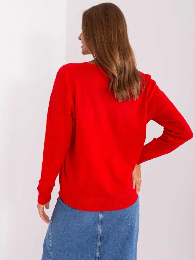 Wool Fashion Italia Megztinis-AT-SW-2231A.00P-raudonas