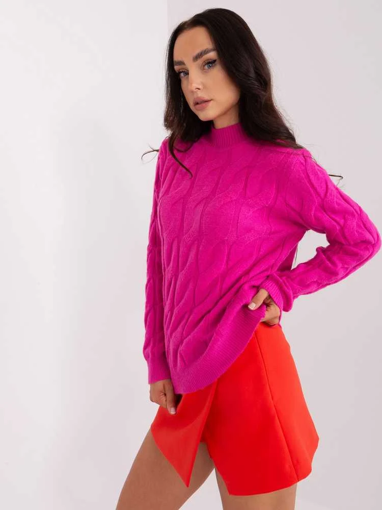 Wool Fashion Italia Megztinis-AT-SW-2235.00P-fuksija