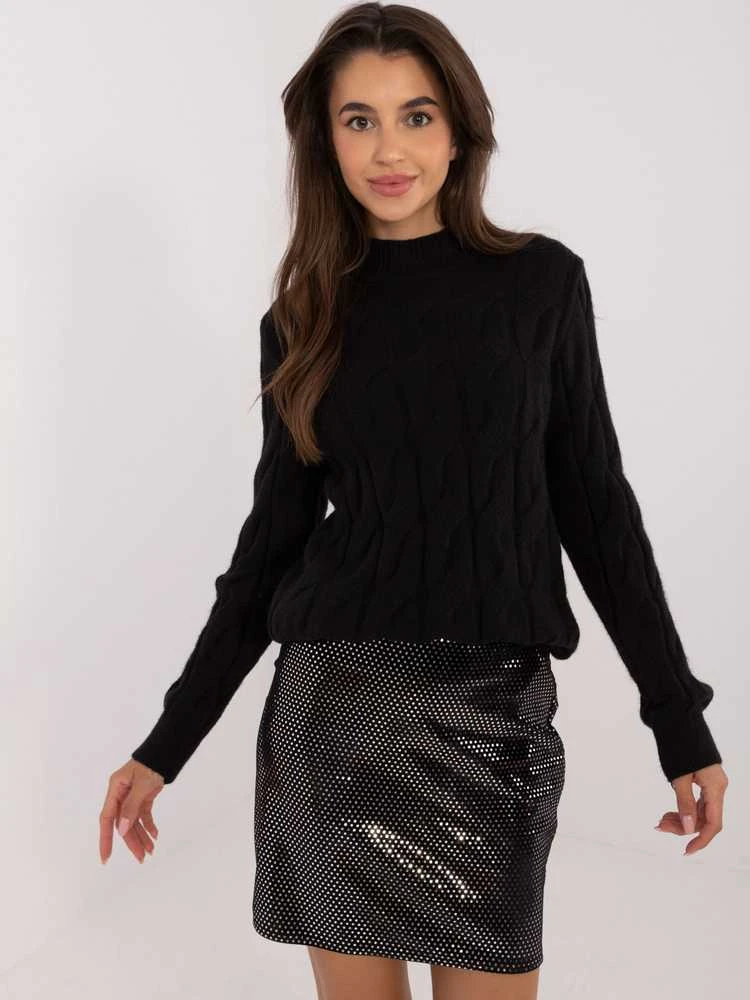 Wool Fashion Italia Megztinis-AT-SW-2235.00P-juodas