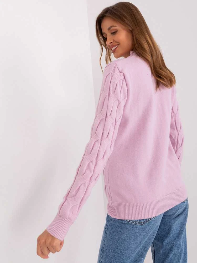 Wool Fashion Italia Megztinis-AT-SW-2235.00P-šviesiai violetinis