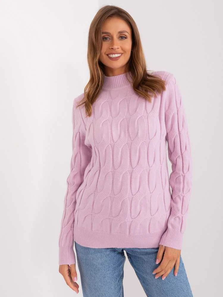 Wool Fashion Italia Megztinis-AT-SW-2235.00P-šviesiai violetinis