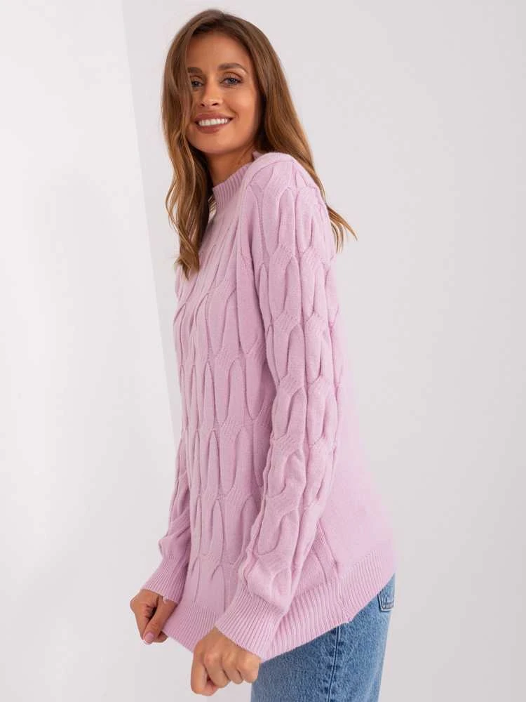 Wool Fashion Italia Megztinis-AT-SW-2235.00P-šviesiai violetinis