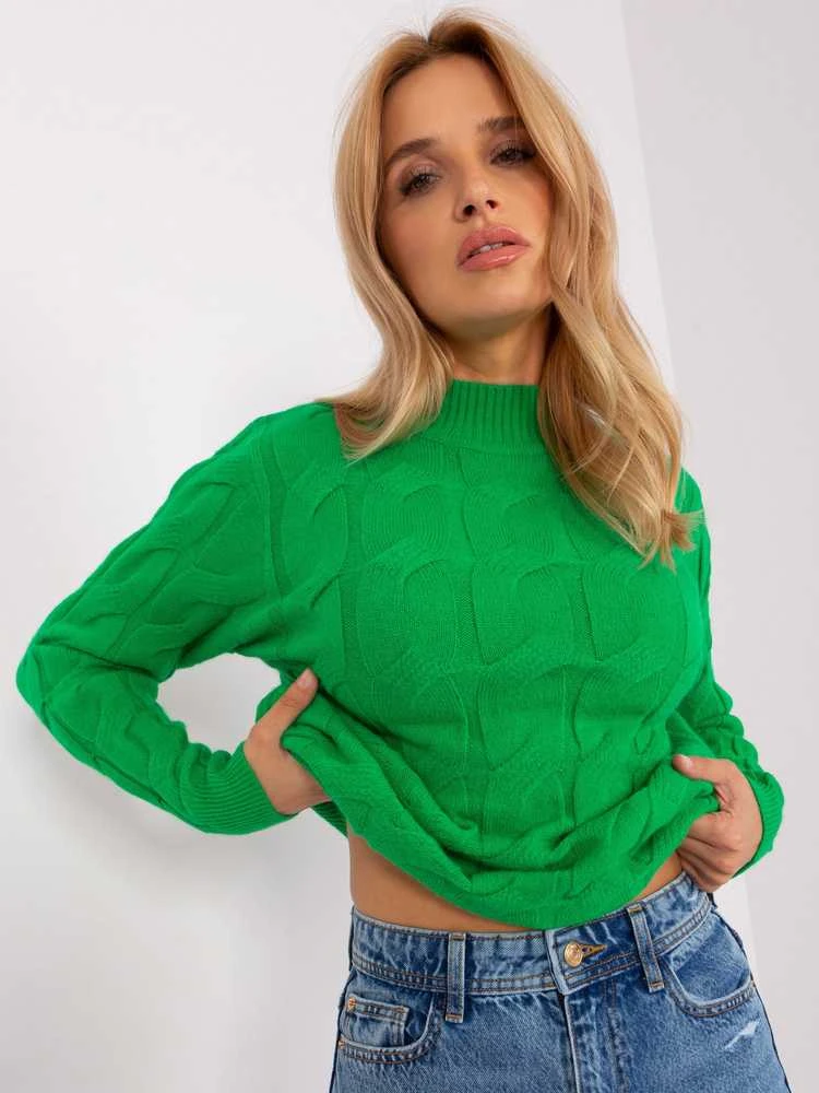 Wool Fashion Italia Megztinis-AT-SW-2235.00P-žalias