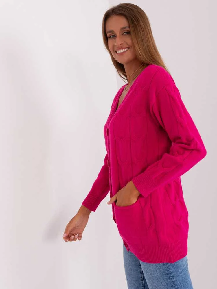 Wool Fashion Italia Megztinis-AT-SW-2241.36P-fuksija