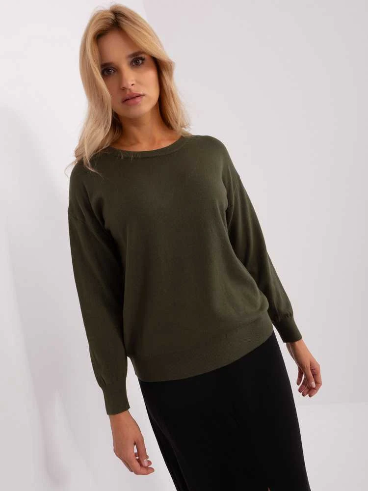Wool Fashion Italia Megztinis-AT-SW-2325.95P-khaki