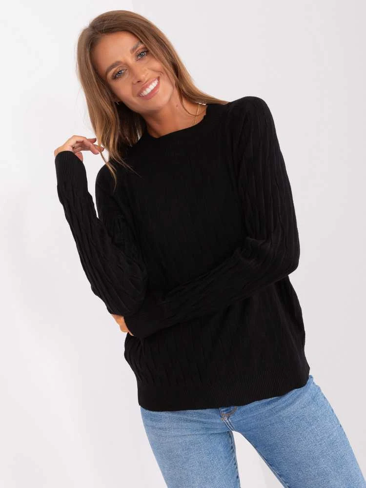 Wool Fashion Italia Megztinis-AT-SW-2326.37X-juodas