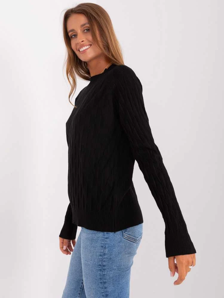 Wool Fashion Italia Megztinis-AT-SW-2326.37X-juodas